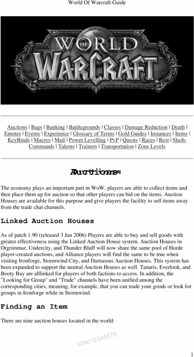 Product picture World of Warcraft Guide - 144 Pages eBook - $2.97